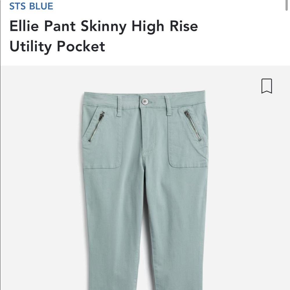 New STS Ellie Mint Color Jean - size 12